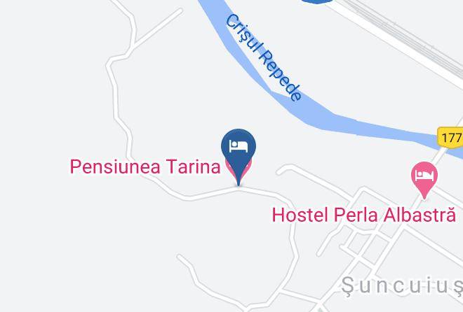 Uncuiu - Pensiunea Tarina Maps