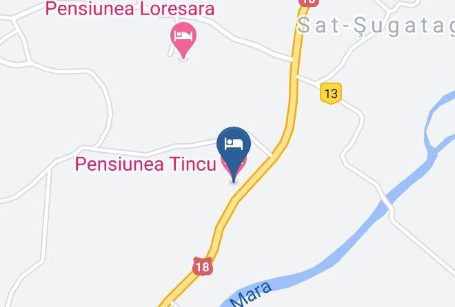 Ocna Ugatag - Pensiunea Tincu Maps