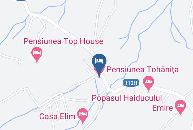 Zarnesti - Pensiunea Tohania Maps