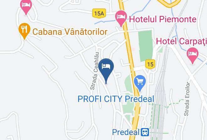 Predeal - Pensiunea Trei Ursulei Maps