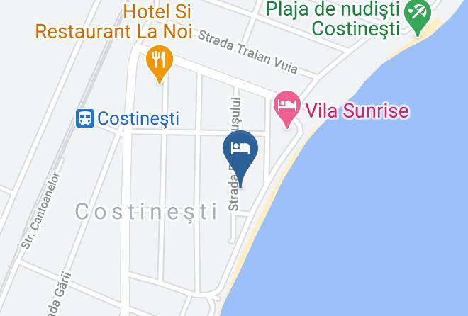 Costinesti - Pensiunea Trident Costinesti Maps