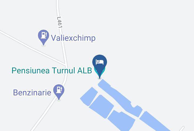 Costeti - Pensiunea Turnul Alb Maps