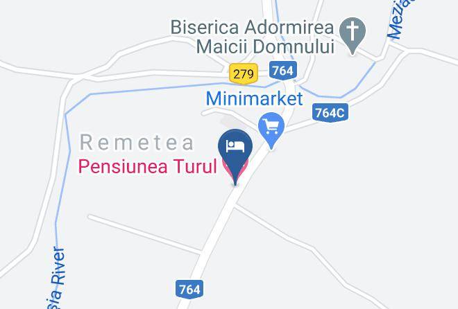 Remetea - Pensiunea Turul Maps
