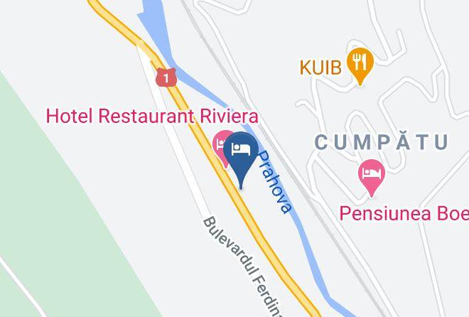 Sinaia - Pensiunea Valea Prahovei Maps