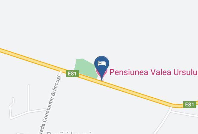 Bascov - Pensiunea Valea Ursului Maps