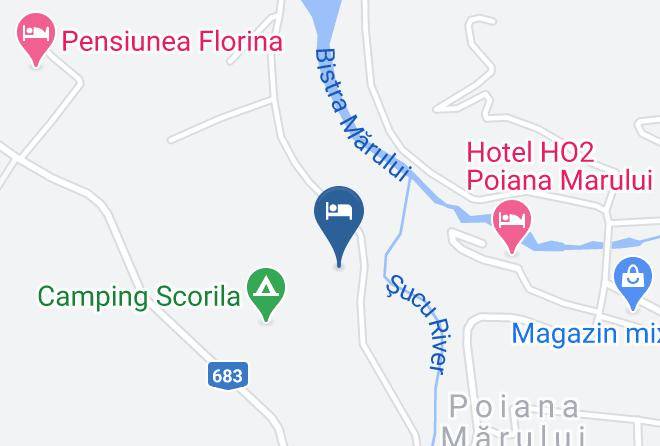 Zavoi - Pensiunea Valeria Maps