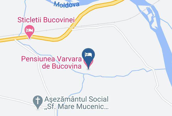 Frasin - Pensiunea Varvara De Bucovina Maps