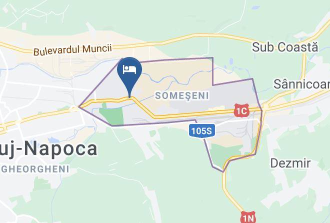 Cluj Napoca - Pensiunea Verona Maps
