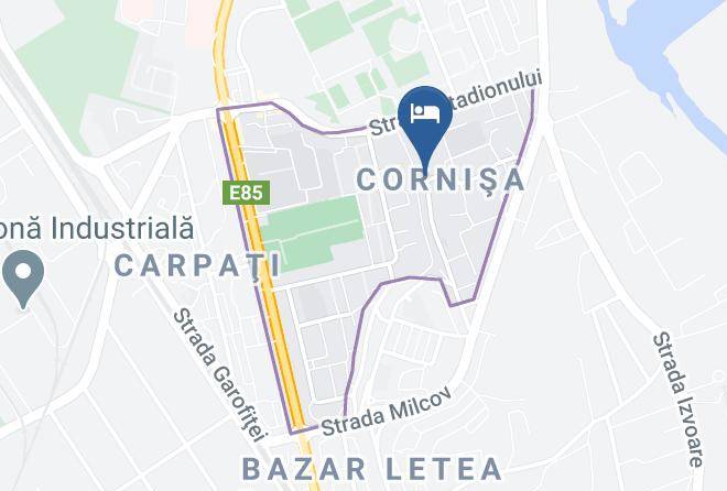 Bacau - Pensiunea Vila Royal Bacau Maps