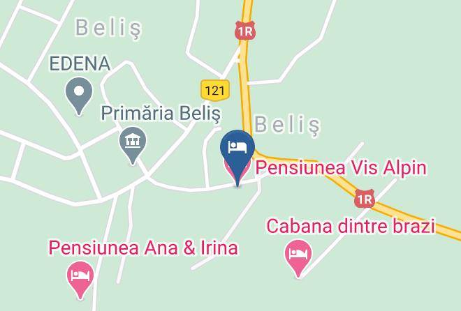 Belis - Pensiunea Vis Alpin Cazare Beli Maps