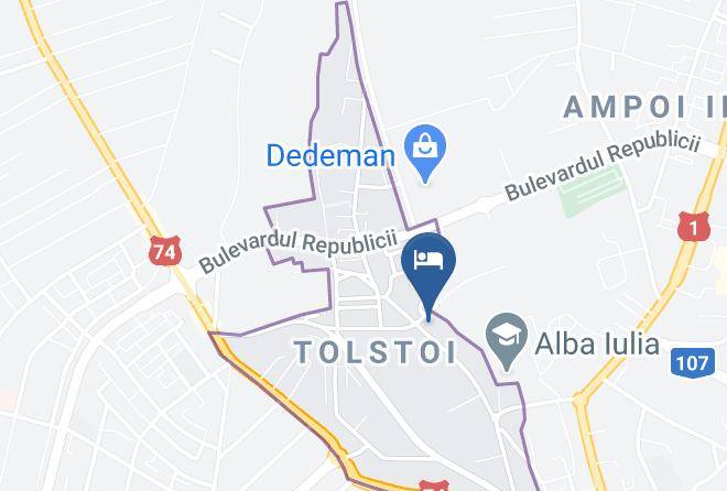 Alba Iulia - Pensiunea Voichita Maps