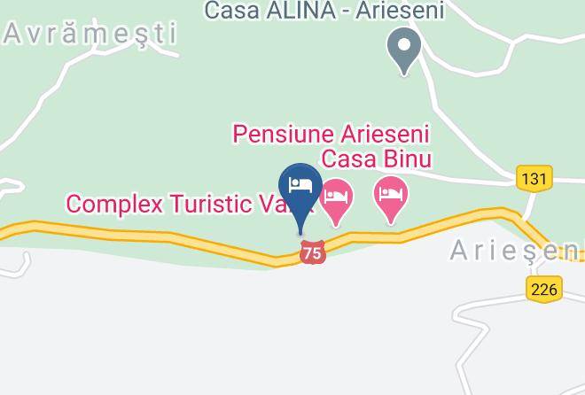 Arieeni - Pensiunnea Agroturistica Gianina Maps
