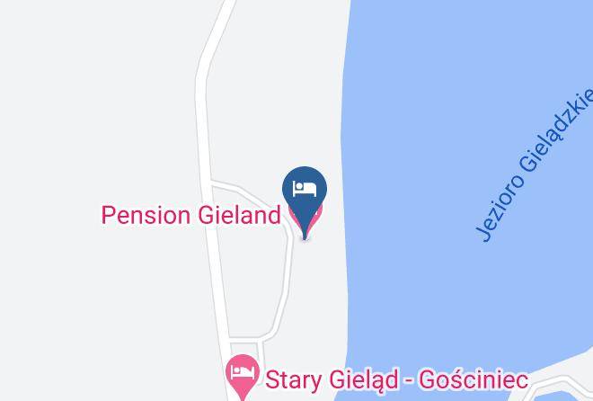 Mragowski - Pensjon Gieland Maps
