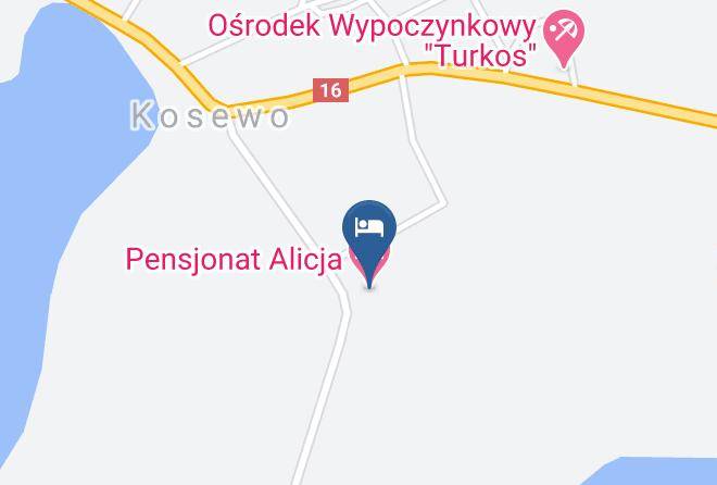 Pensjonat Alicja Map