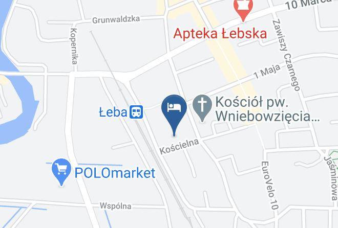 Leborski - Pensjonat Angela Leba Maps