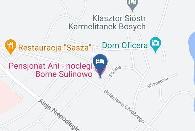 Szczecineknty - Pensjonat Ani Noclegi Borne Sulinowo Maps
