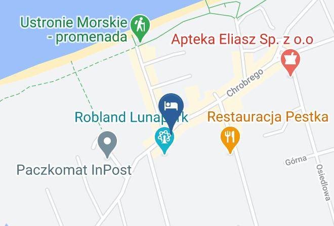 Kolobrzeski - Pensjonat Azyl Maps