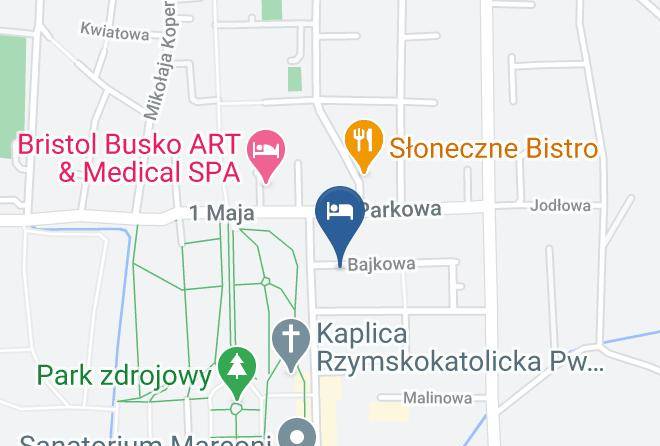 Buski - Pensjonat Bajkowy Maps