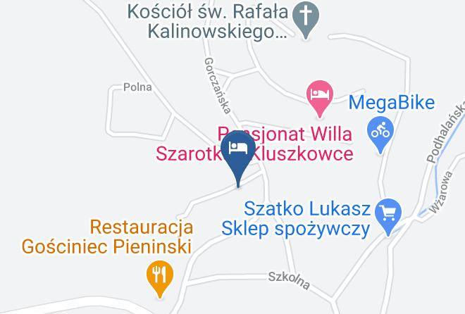 Nowotarski - Pensjonat Barka Maps