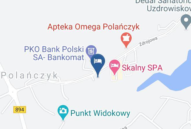 Leskonty - Pensjonat Domiwera Polanczyk Maps