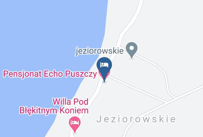 Gizycki - Pensjonat Echo Puszczy Maps
