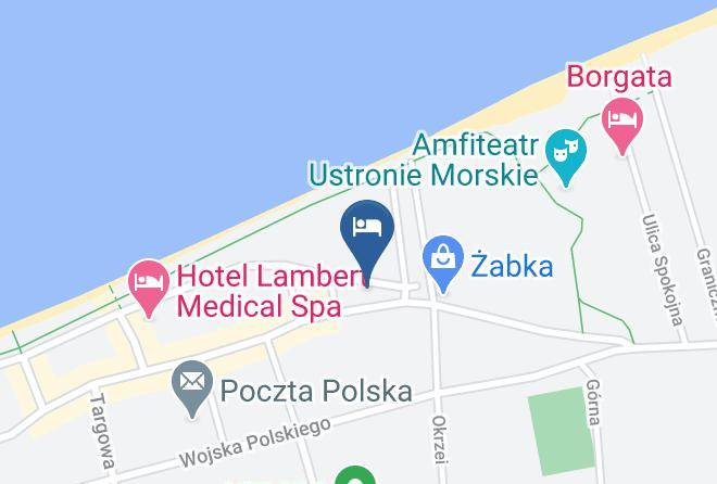 Kolobrzeski - Pensjonat Fala Maps