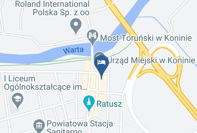 Konin - Zajazd Grodzki Maps