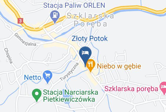 Jeleniogorski - Pensjonat I Restauracja Kanion Maps
