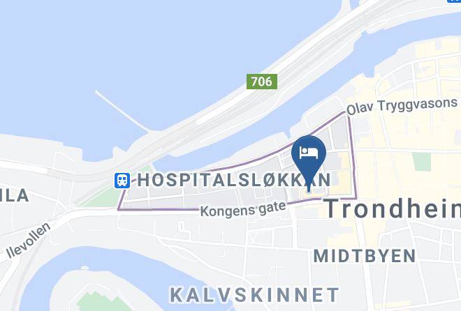 Trondheim - Pensjonat Jarlen Maps