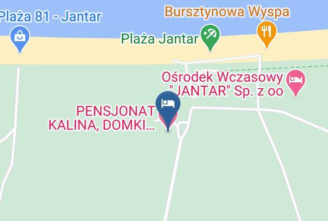 Pensjonat Kalina Domki Letniskowe Noclegi Blisko Morza Map