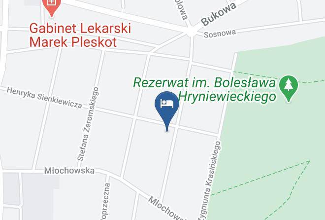 Pensjonat Krzysin Map