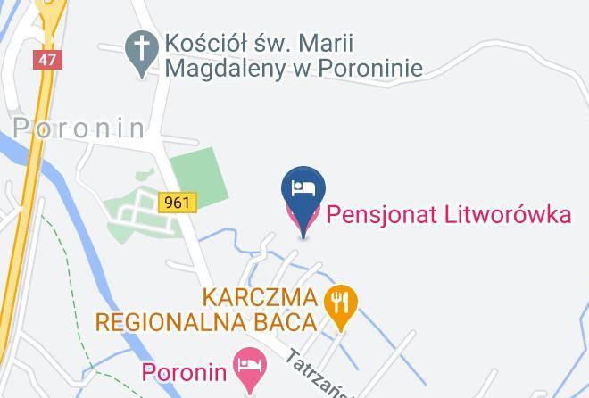 Tatrzanski - Pensjonat Litworowka Maps