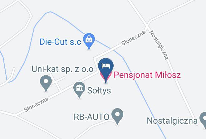 Pensjonat Milosz Map