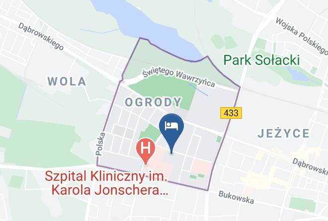 Poznan - Pensjonat Ofek Maps