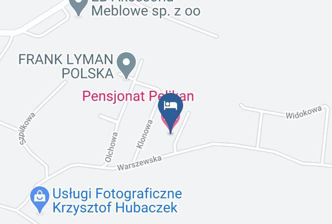 Policenty - Pensjonat Pelikan Maps