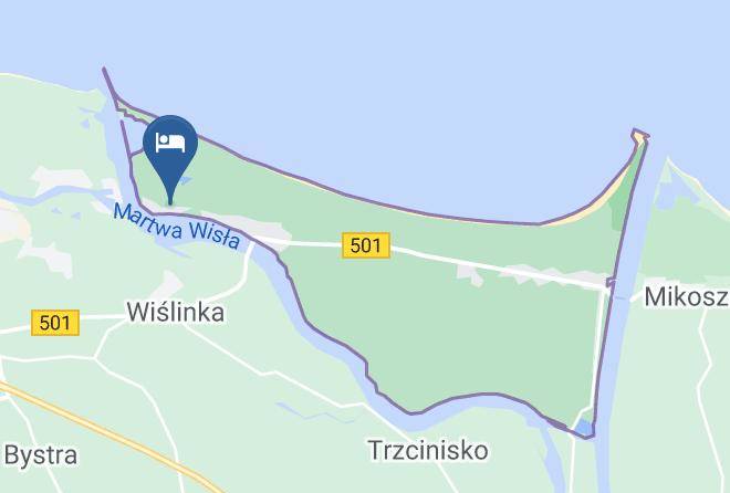 Gdansk - Pensjonat Rezerwat85 Gdansk Sobieszewo Maps