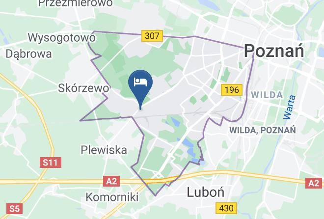 Poznan - Pensjonat Sbj Maps