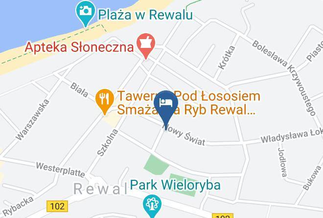 Gryficki - Pensjonat Sloneczko Rewal Maps