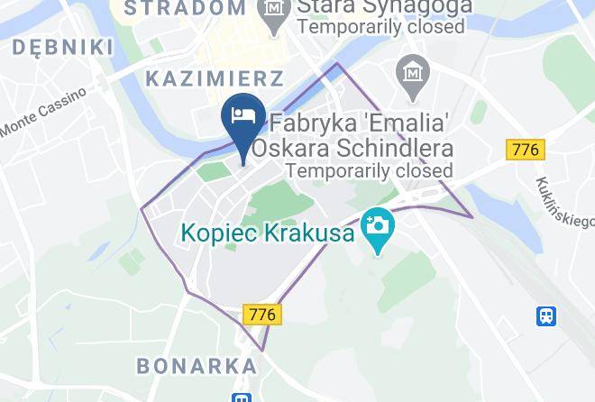 Cracow - Pensjonat Stanczyk Maps