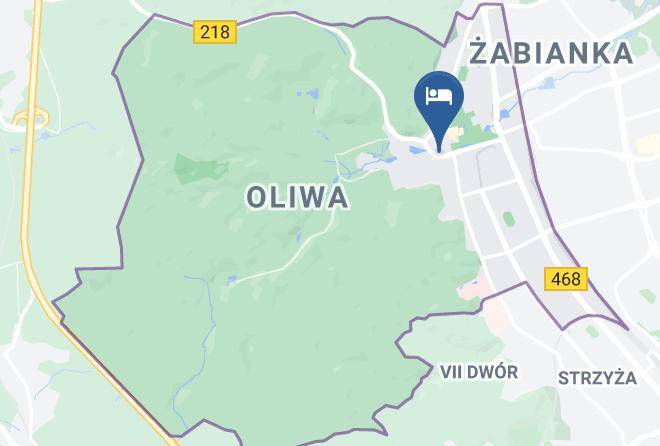 Pensjonat Stara Karczma Gdansk Oliwa Map