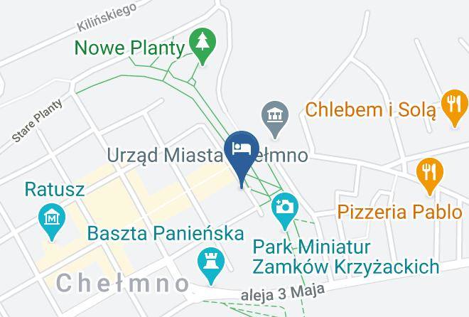 Chelminski - Pensjonat Stary Spichrz Maps