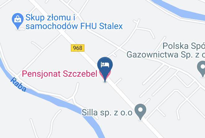 Pensjonat Szczebel Map
