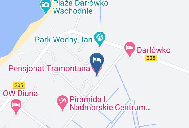 Slawnonty - Pensjonat Tramontana Maps
