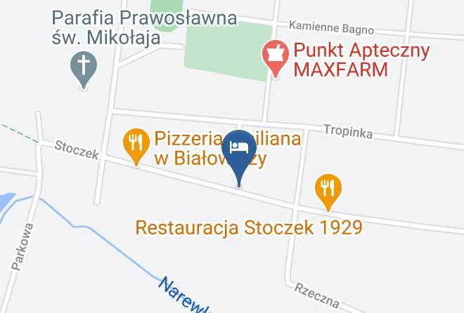 Hajnowski - Pensjonat Unikat Maps