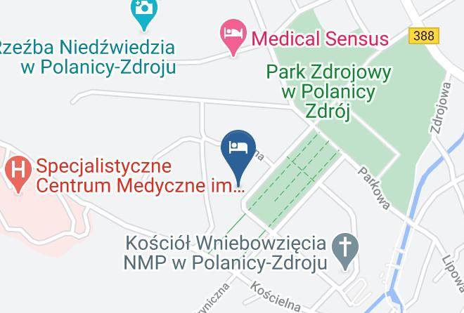 Pensjonat Willa W Parku Map