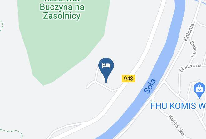 Bielskonty - Pensjonat Zakatek Maps