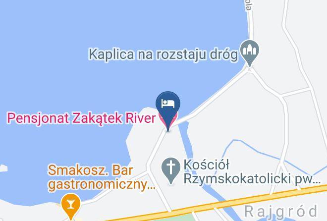 Grajewski - Pensjonat Zakatek River Maps