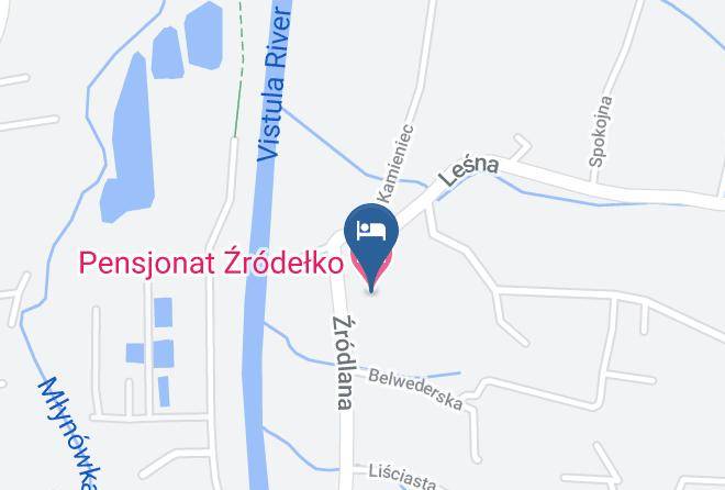 Pensjonat Zrodelko Map