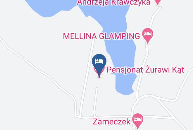Gizycki - Pensjonat Zurawi Kat Maps