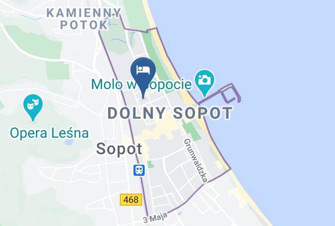 Sopot - Iwona Budget Inn Pensjonatowe Pokoje Goscinne Z Lazienkami Maps